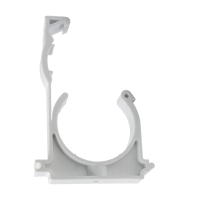 Крепление для канализационной трубы ПП бесшумное белое 50 ПОЛИТЭК (100)