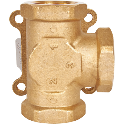 Клапан смесительный трехходовой STOUT 1" KVs 12
