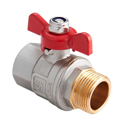 Кран шаровой муфта/резьба полнопроходной (бабочка) MVI Premium 1/2" (80/10)