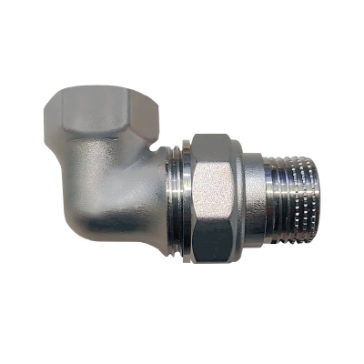 Американка угловая нар.-вн. никелированная 1 1/4" AQUALINK