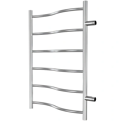 Полотенцесушитель Париж Гранд (без полок) 1" 400х800 (6 перекл.) нерж.