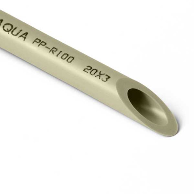 PP-R Труба SDR 6 PN20 Белая 20 PRO AQUA (100/4)