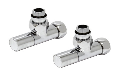 Пара вентилей для п/с угловой ручка-колп. 3/4"x1/2" г/ш (10) SG02CH0405/2