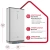 Водонагреватель электрический Ariston ABSE VLS LUX INOX WIFI  80 (1,5+1 кВт, 2 ТЭНа, плоский, НЕРЖ)