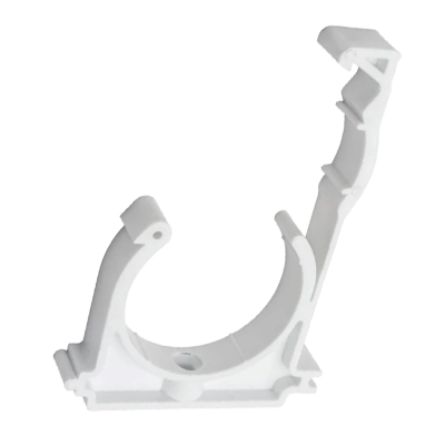 Крепление для канализационной трубы ПП бесшумное белое 50 ПОЛИТЭК (100)