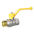 Кран шаровой для ГАЗА муфта/резьба (рычаг) LD Pride 1 1/2" (3) 
