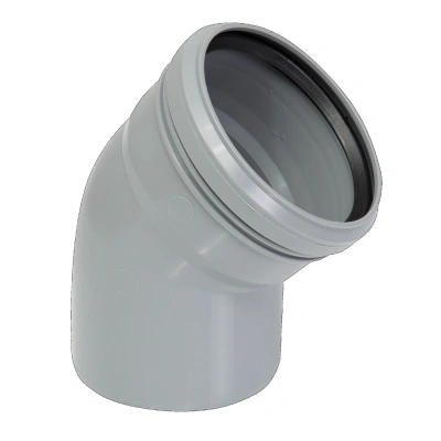 Отвод ПП канализационный D 50 (45 град.) (250)